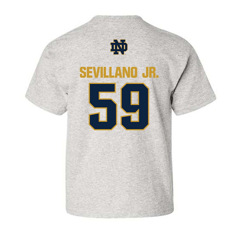 Notre Dame - NCAA Football : Sean Sevillano Jr. - Classic Fashion Shersey Youth T-Shirt-1