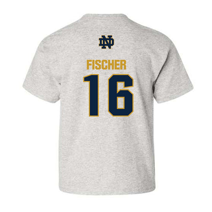 Notre Dame - NCAA Men's Ice Hockey : Paul Fischer - Classic Fashion Shersey Youth T-Shirt