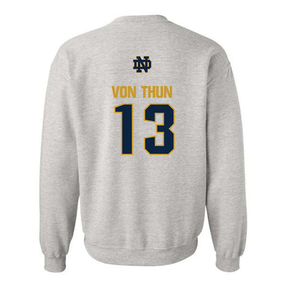 Notre Dame - NCAA Men's Soccer : Martin von Thun - Classic Fashion Shersey Crewneck Sweatshirt-1