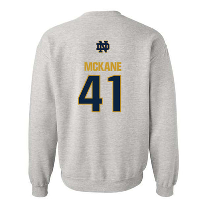 Notre Dame - NCAA Men's Lacrosse : Matthew McKane - Classic Fashion Shersey Crewneck Sweatshirt-1