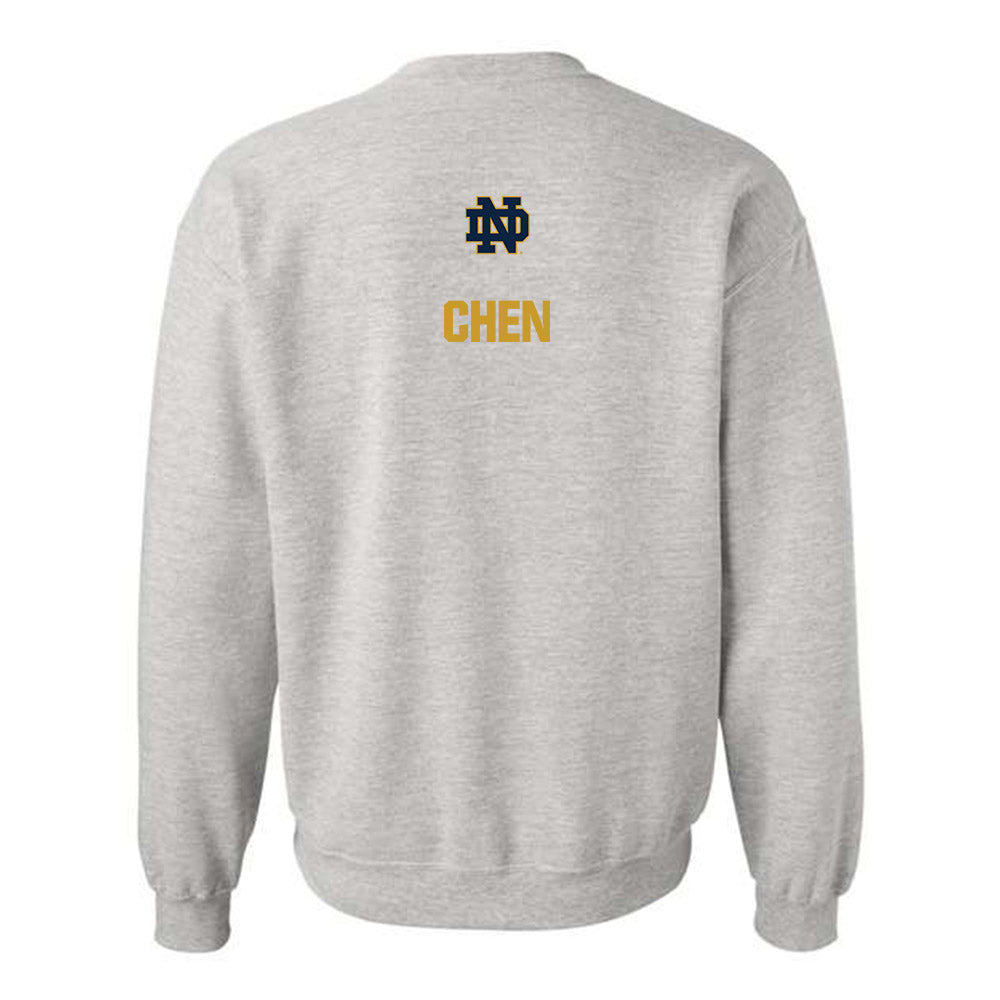 Notre Dame - NCAA Men's Fencing : Ziyuan Chen - Classic Fashion Shersey Crewneck Sweatshirt-1