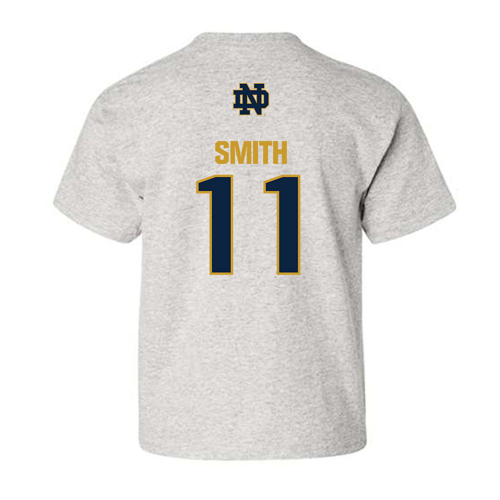 Notre Dame - NCAA Women's Basketball : Jordyn Smith - Classic Fashion Shersey Youth T-Shirt-1