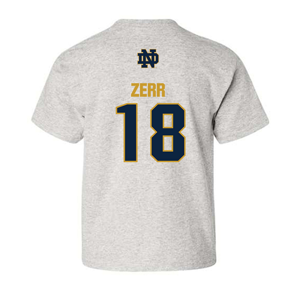 Notre Dame - NCAA Baseball : Aiden Zerr - Classic Fashion Shersey Youth T-Shirt-1