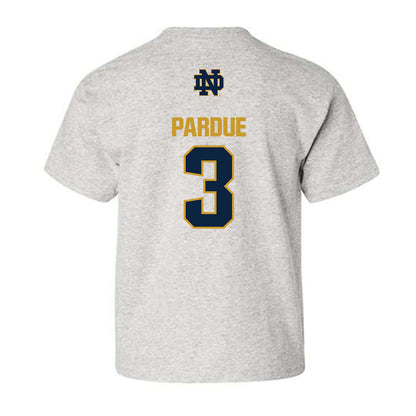 Notre Dame - NCAA Men's Ice Hockey : Charlie Pardue - Classic Fashion Shersey Youth T-Shirt-1