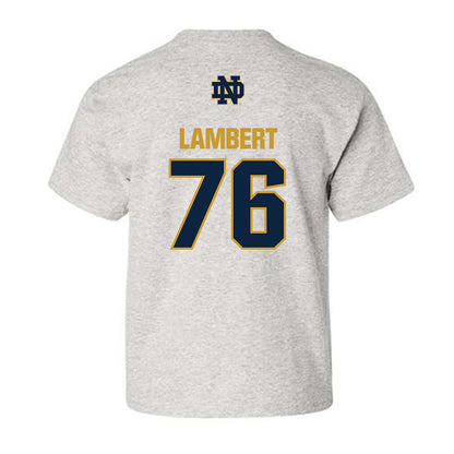 Notre Dame - NCAA Football : Guerby Lambert - Classic Fashion Shersey Youth T-Shirt-1