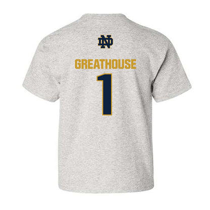 Notre Dame - NCAA Football : Jaden Greathouse - Classic Fashion Shersey Youth T-Shirt-1