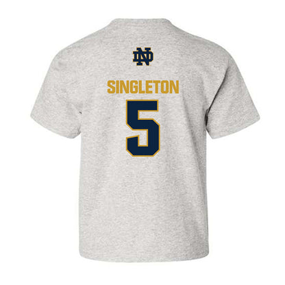 Notre Dame - NCAA Baseball : Dylan Singleton - Classic Fashion Shersey Youth T-Shirt-1