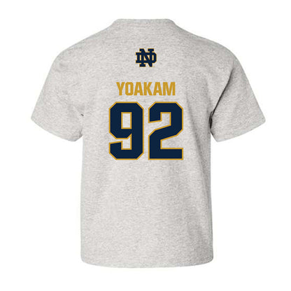 Notre Dame - NCAA Football : Zachary Yoakam - Classic Fashion Shersey Youth T-Shirt-1