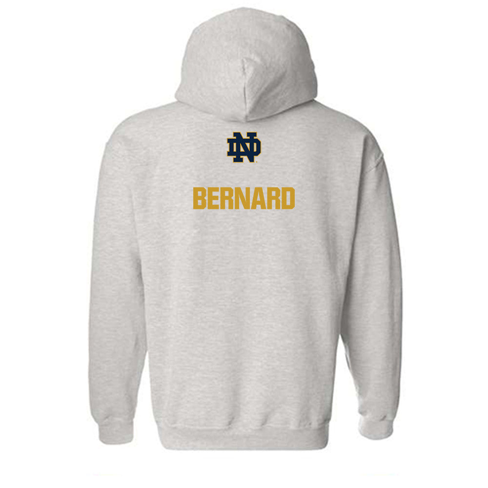 Notre Dame - NCAA Women's Track & Field : Rudecia Bernard - Classic Fashion Shersey Hooded Sweatshirt-1