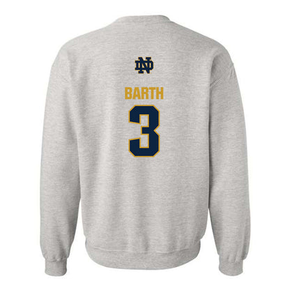 Notre Dame - NCAA Baseball : Mason Barth - Classic Fashion Shersey Crewneck Sweatshirt-1