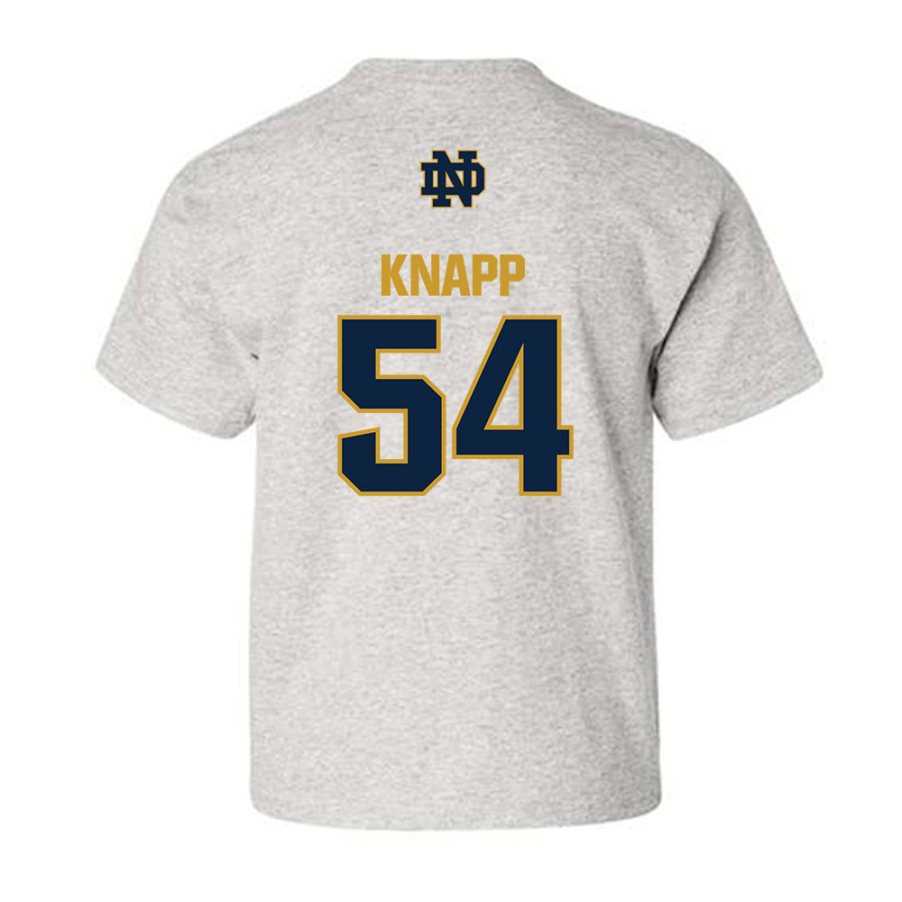 Notre Dame - NCAA Football : Anthonie Knapp - Classic Fashion Shersey Youth T-Shirt-1