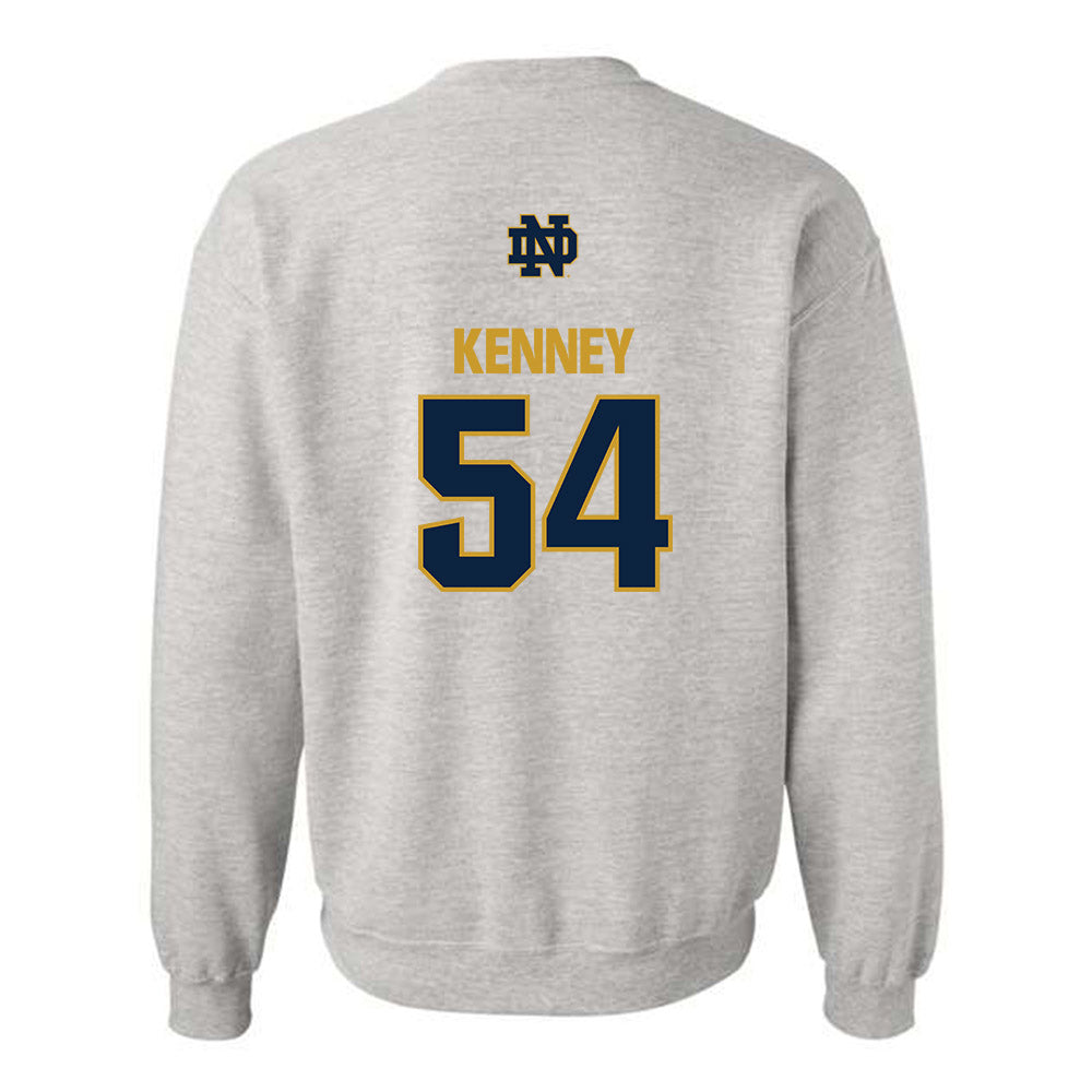 Notre Dame - NCAA Men's Lacrosse : James Kenney - Classic Fashion Shersey Crewneck Sweatshirt