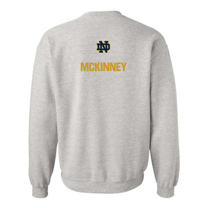 Notre Dame - NCAA Football : D.J. Mckinney - Classic Fashion Shersey Crewneck Sweatshirt-1