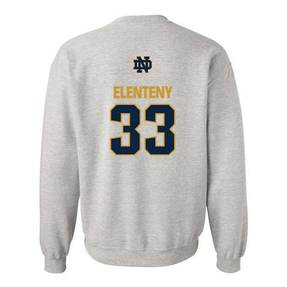 Notre Dame - NCAA Baseball : Connor Elenteny - Classic Fashion Shersey Crewneck Sweatshirt-1