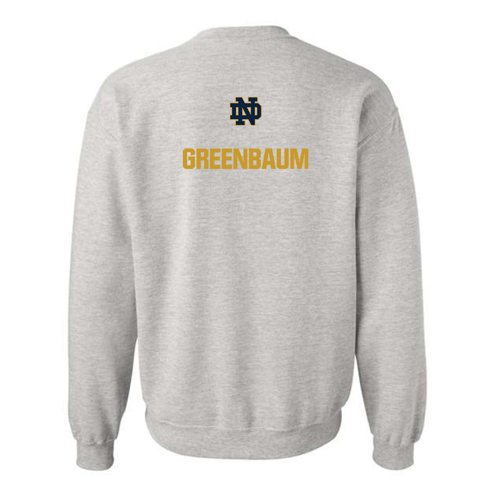 Notre Dame - NCAA Men's Fencing : Ian Greenbaum - Classic Fashion Shersey Crewneck Sweatshirt-1