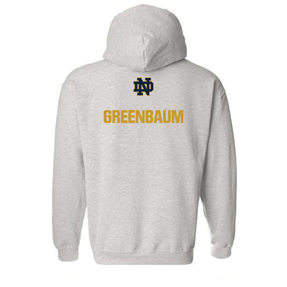 Notre Dame - NCAA Men's Fencing : Ian Greenbaum - Classic Fashion Shersey Hooded Sweatshirt-1