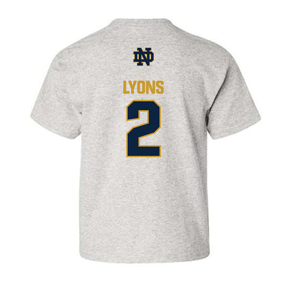 Notre Dame - NCAA Women's Lacrosse : Abigail Lyons - Classic Fashion Shersey Youth T-Shirt-1