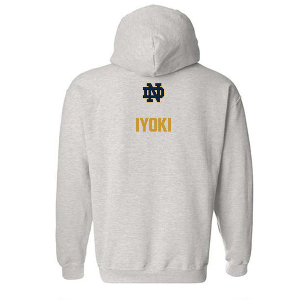 Notre Dame - NCAA Men's Fencing : Kent Iyoki - Classic Fashion Shersey Hooded Sweatshirt-1