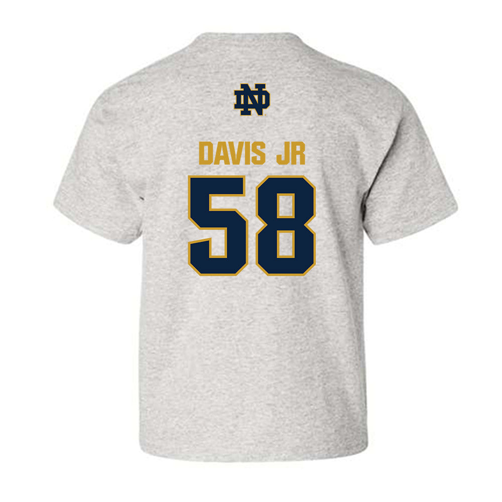 Notre Dame - NCAA Football : Thomas Davis Jr - Classic Fashion Shersey Youth T-Shirt-1