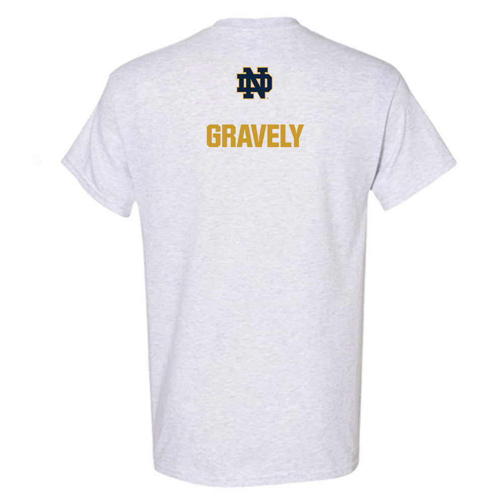 Notre Dame - NCAA Baseball : Warren Gravely - Classic Fashion Shersey T-Shirt-1
