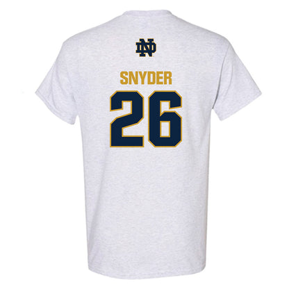 Notre Dame - NCAA Baseball : Garrett Snyder - Classic Fashion Shersey T-Shirt-1