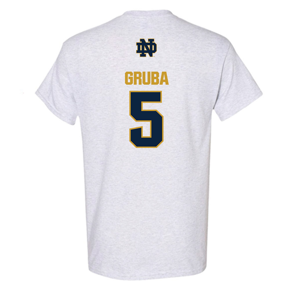 Notre Dame - NCAA Men's Ice Hockey : Leo Gruba - Classic Fashion Shersey T-Shirt-1