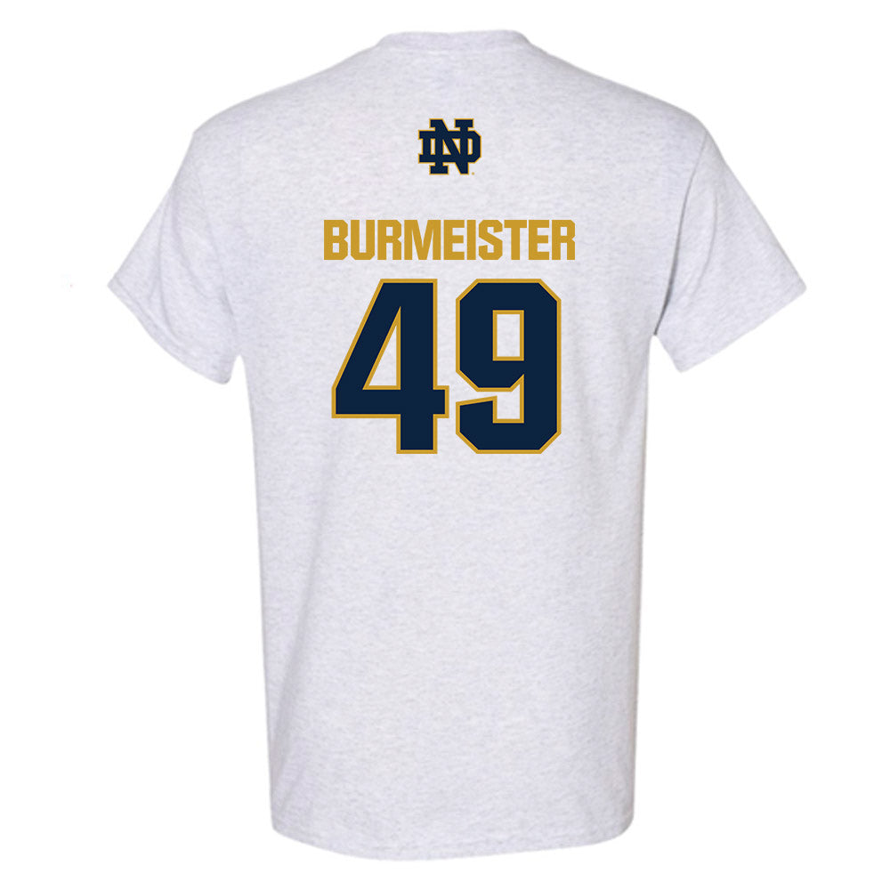 Notre Dame - NCAA Men's Lacrosse : Ben Burmeister - Classic Fashion Shersey T-Shirt-1