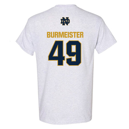 Notre Dame - NCAA Men's Lacrosse : Ben Burmeister - Classic Fashion Shersey T-Shirt-1
