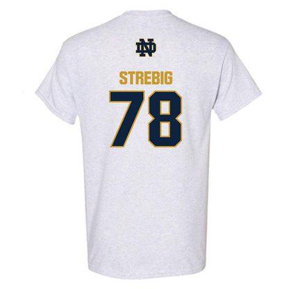 Notre Dame - NCAA Football : Owen Strebig - Classic Fashion Shersey T-Shirt-1
