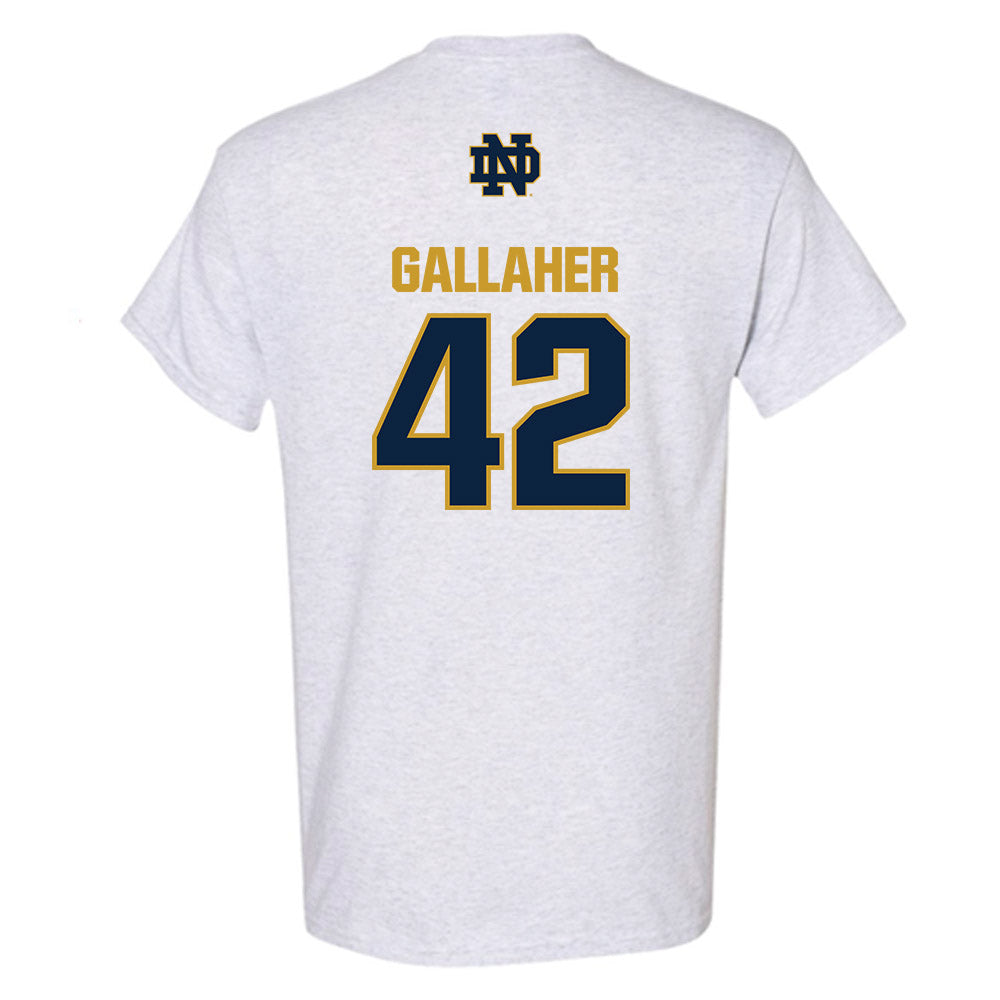Notre Dame - NCAA Men's Lacrosse : Christian Gallaher - Classic Fashion Shersey T-Shirt-1