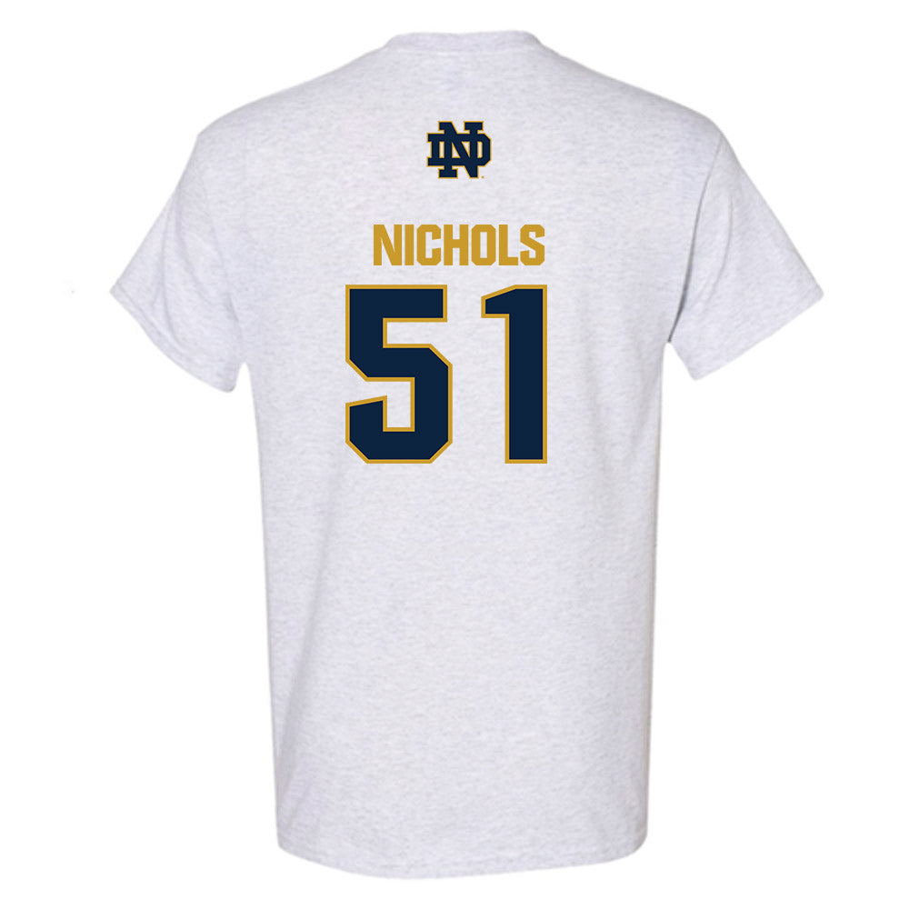 Notre Dame - NCAA Football : Ben Nichols - Classic Fashion Shersey T-Shirt-1