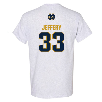 Notre Dame - NCAA Football : Matthew Jeffery - Classic Fashion Shersey T-Shirt-1