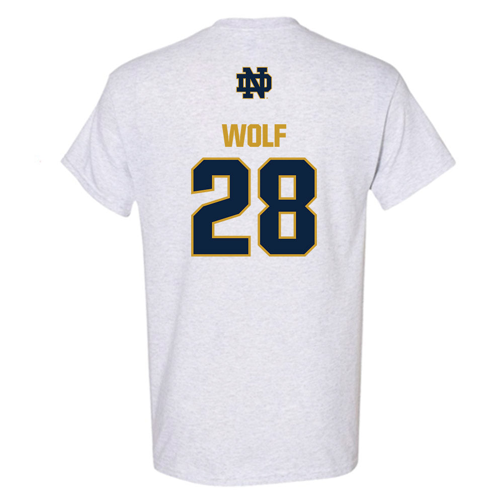 Notre Dame - NCAA Baseball : Rhys Wolf - Classic Fashion Shersey T-Shirt-1
