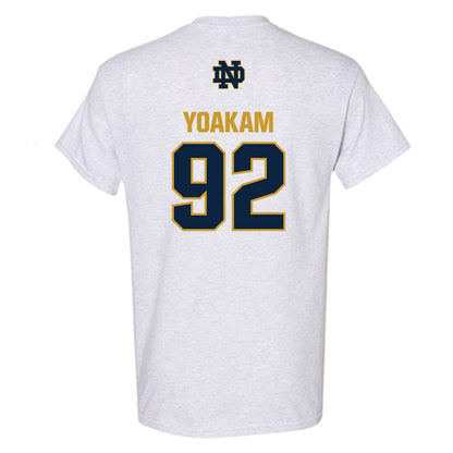 Notre Dame - NCAA Football : Zachary Yoakam - Classic Fashion Shersey T-Shirt-1