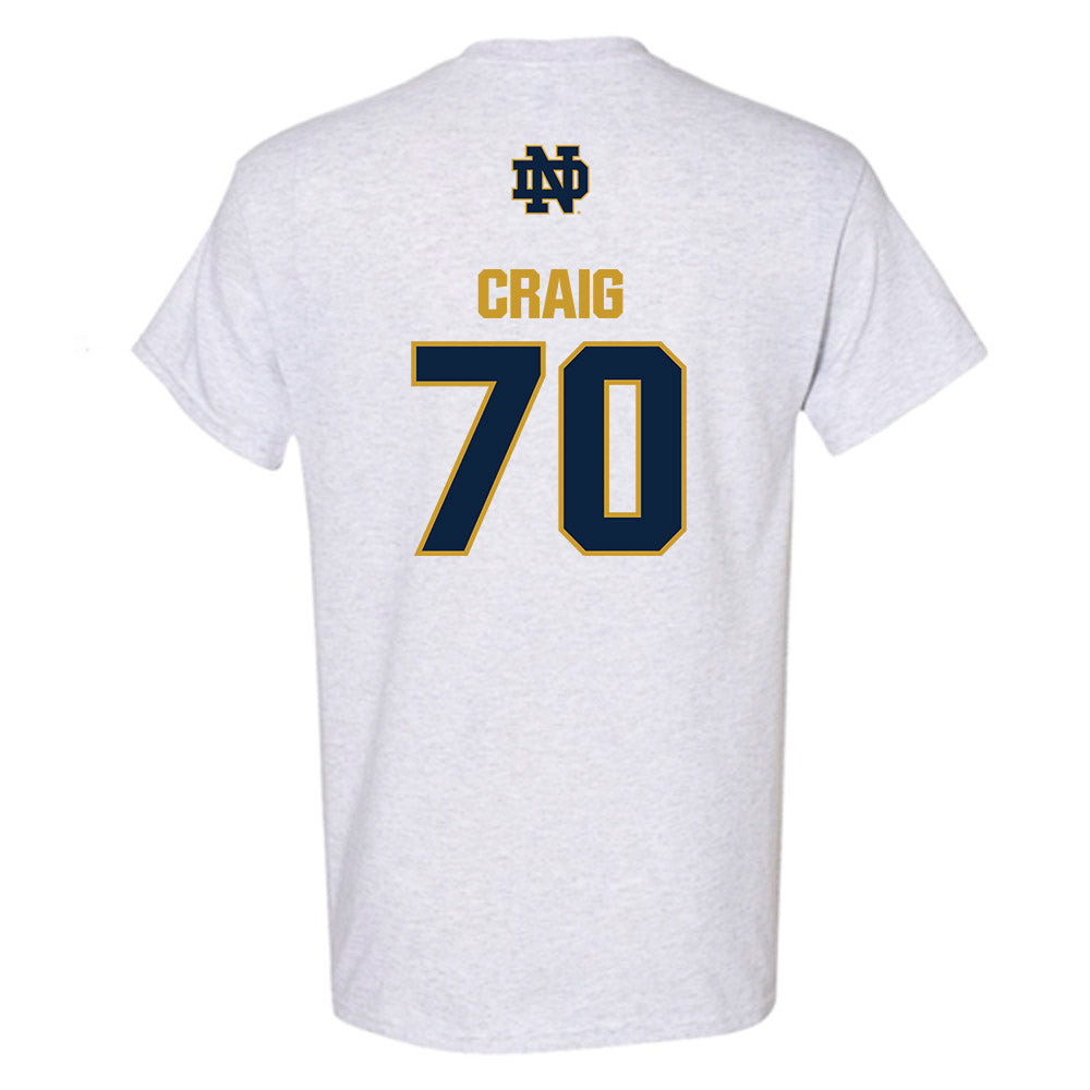 Notre Dame - NCAA Football : Ashton Craig - Classic Fashion Shersey T-Shirt-1