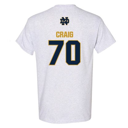 Notre Dame - NCAA Football : Ashton Craig - Classic Fashion Shersey T-Shirt-1