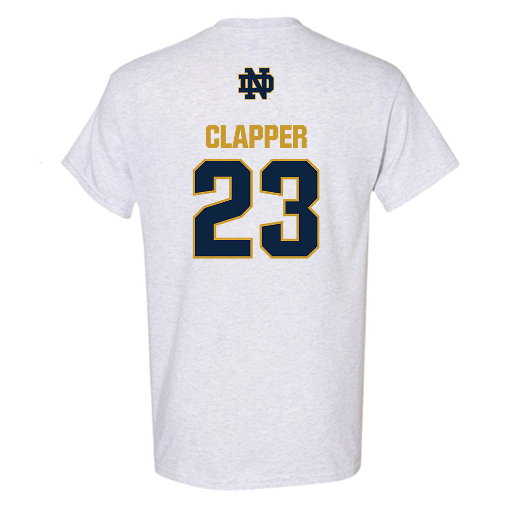 Notre Dame - NCAA Football : Jakobe Clapper - Classic Fashion Shersey T-Shirt-1
