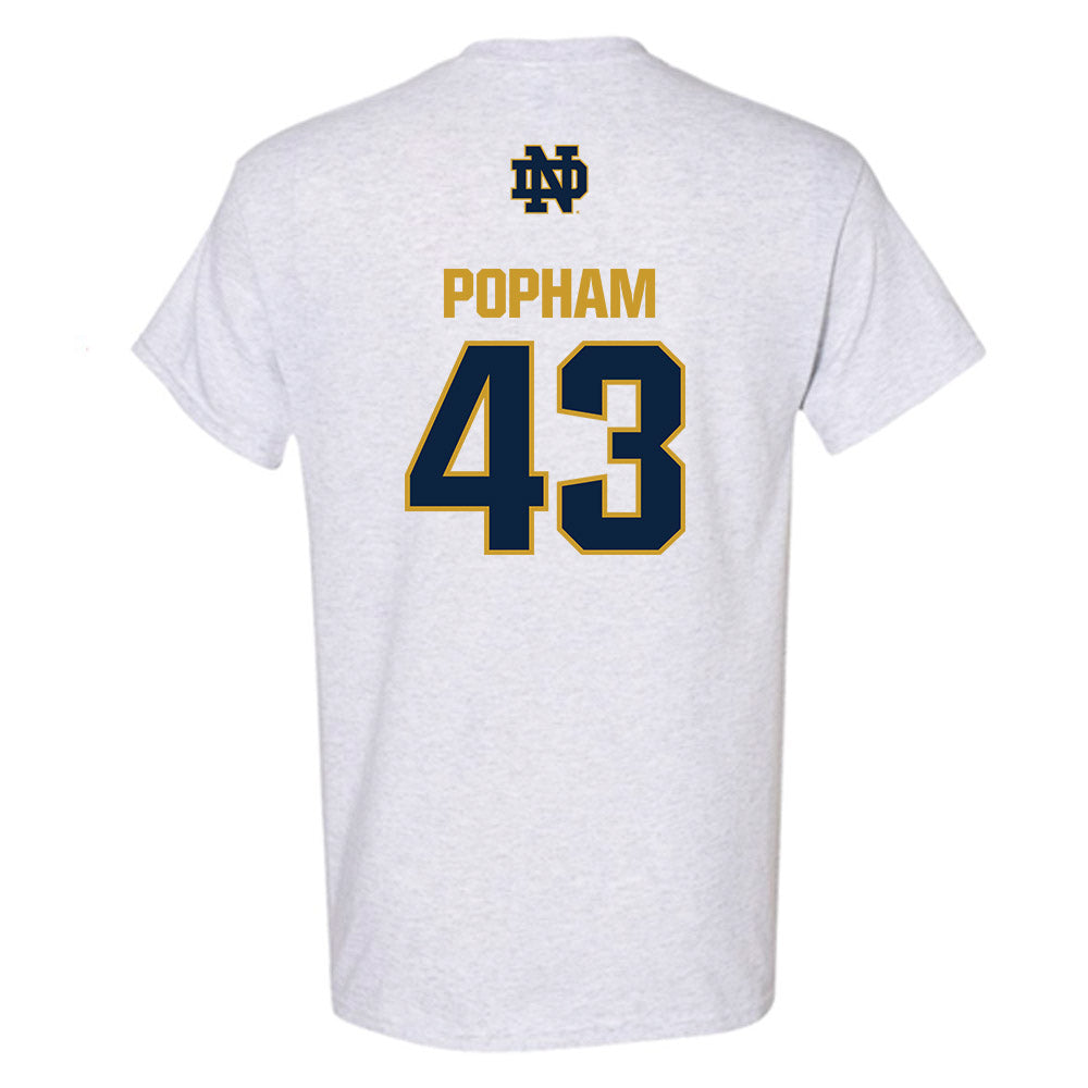 Notre Dame - NCAA Men's Lacrosse : Bo Popham - Classic Fashion Shersey T-Shirt-1