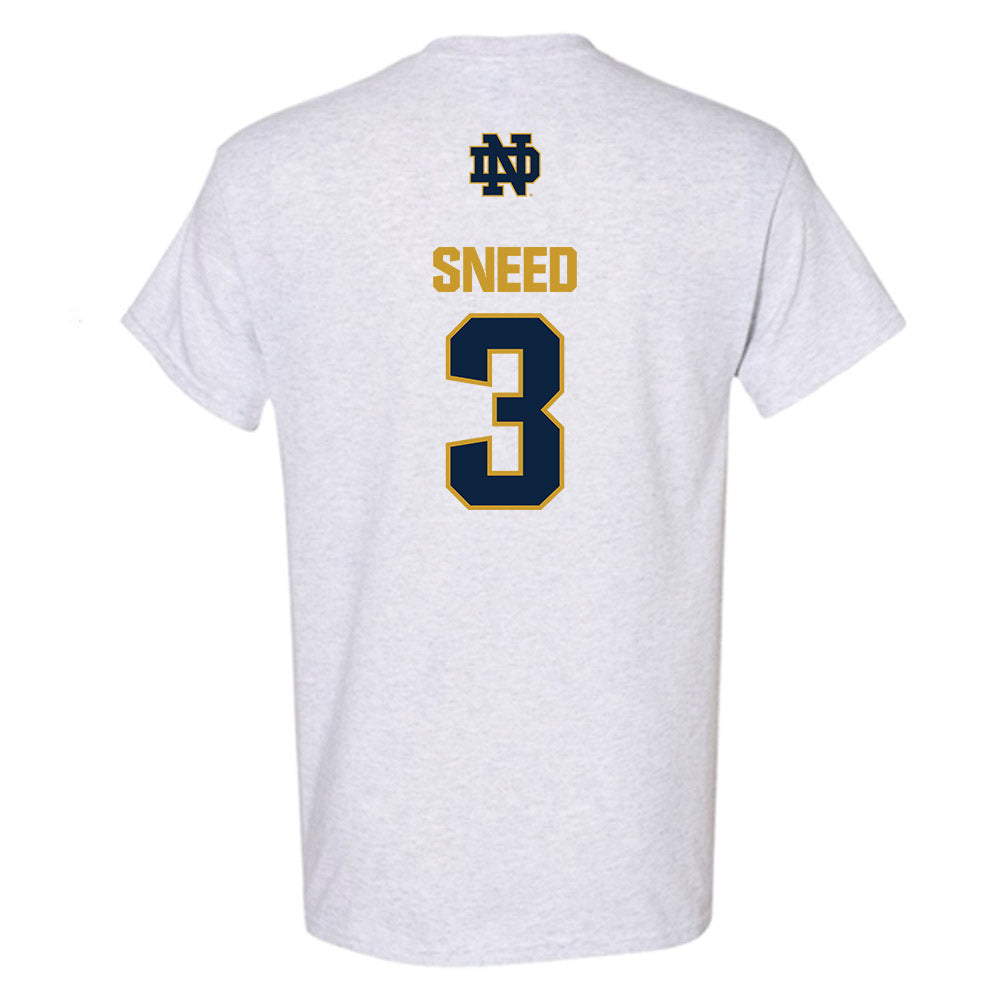 Notre Dame - NCAA Football : Jaylen Sneed - Classic Fashion Shersey T-Shirt-1