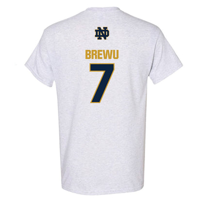 Notre Dame - NCAA Football : Francis Brewu - Classic Fashion Shersey T-Shirt-1