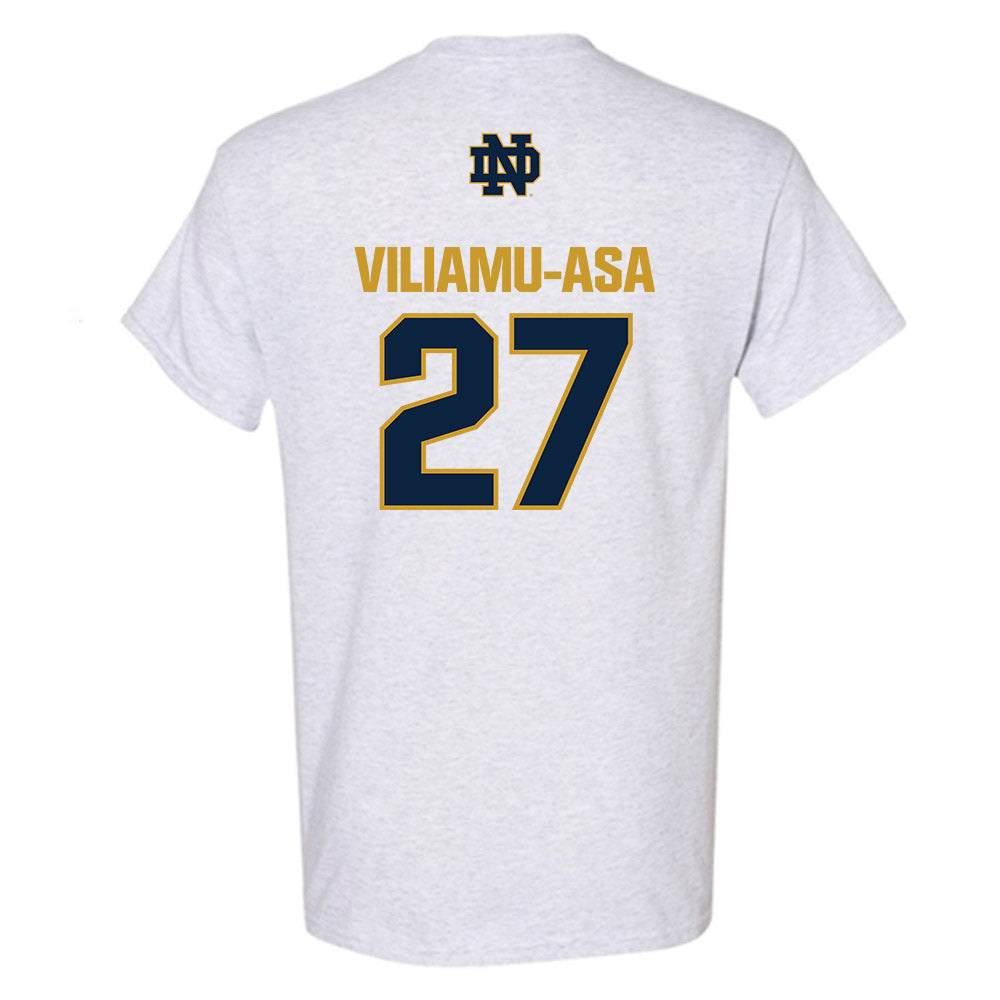 Notre Dame - NCAA Football : Kyngstonn Viliamu-Asa - Classic Fashion Shersey T-Shirt-1