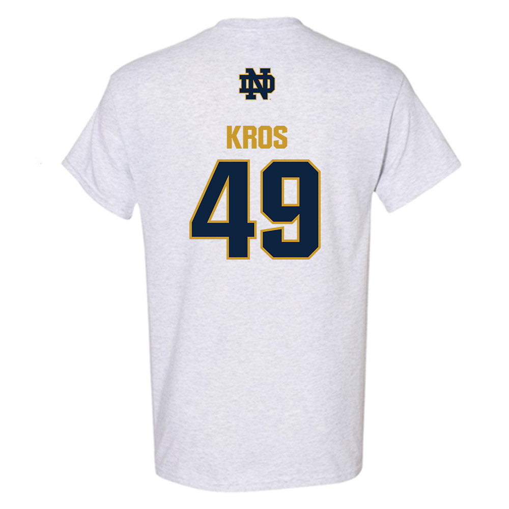 Notre Dame - NCAA Football : Andrew Kros - Classic Fashion Shersey T-Shirt-1