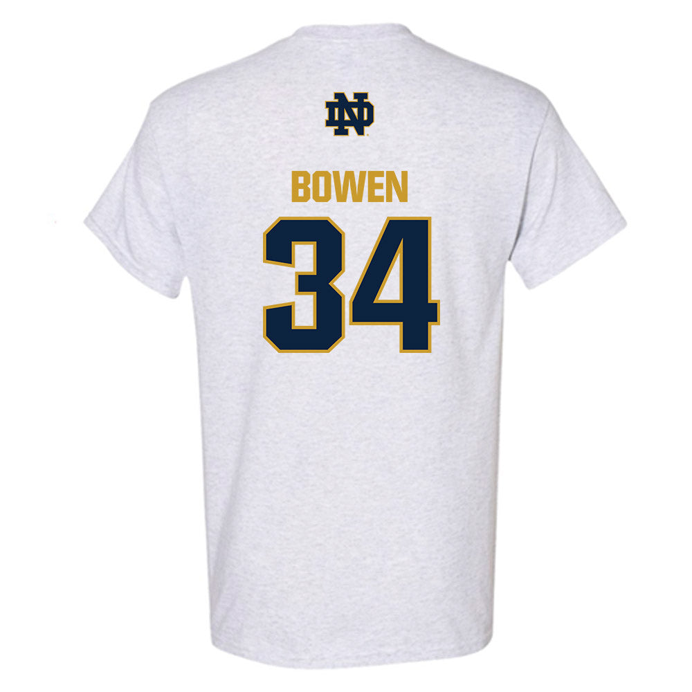 Notre Dame - NCAA Football : Drayk Bowen - Classic Fashion Shersey T-Shirt-1