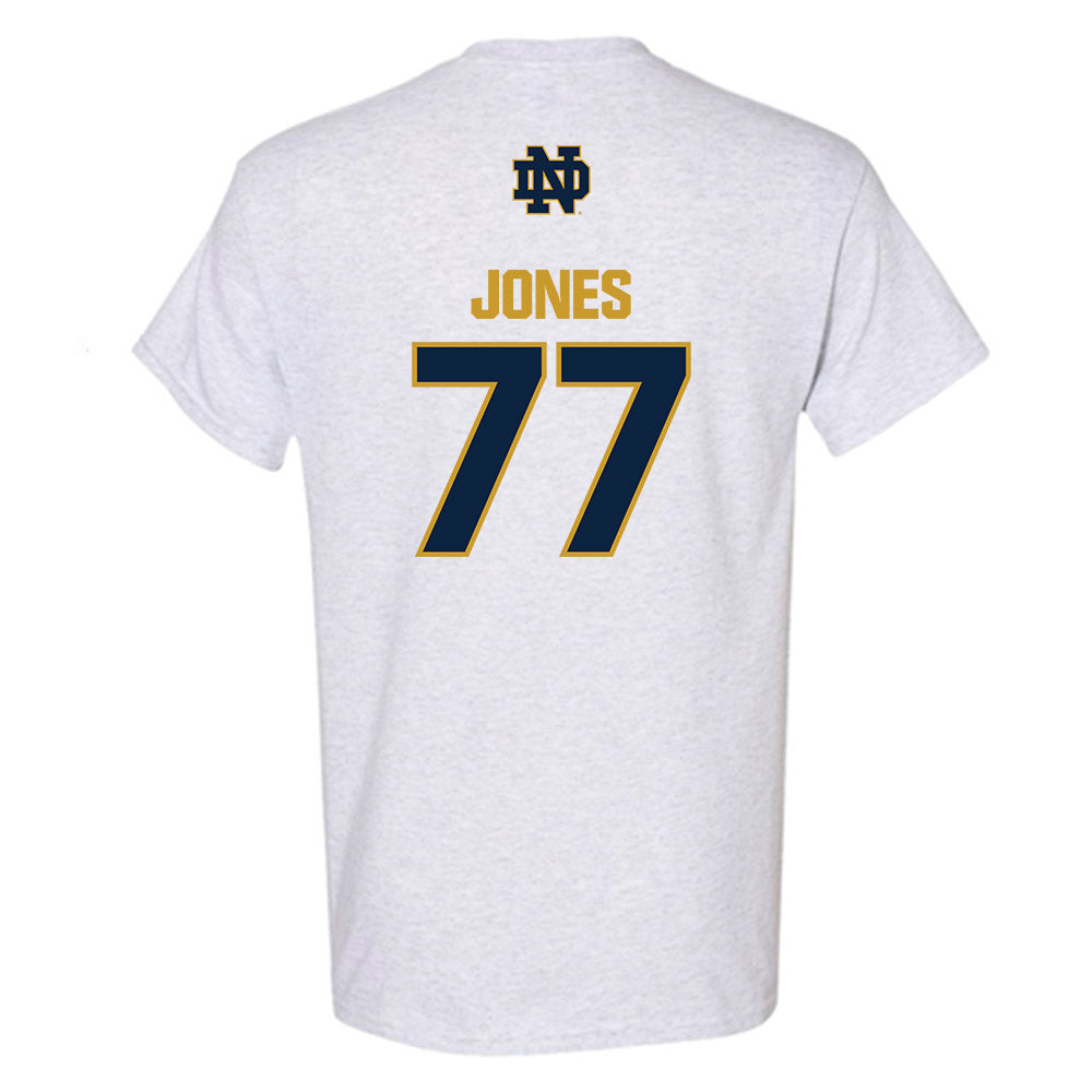 Notre Dame - NCAA Football : Peter Jones - Classic Fashion Shersey T-Shirt-1