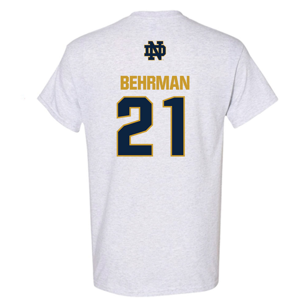 Notre Dame - NCAA Men's Lacrosse : Brock Behrman - Classic Fashion Shersey T-Shirt