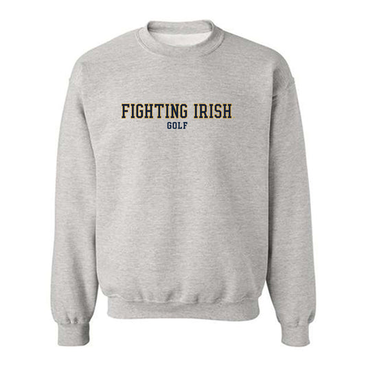 Notre Dame - NCAA Women's Golf : Alexsandra Lapple - Classic Fashion Shersey Crewneck Sweatshirt-0