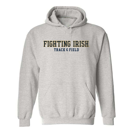 Notre Dame - NCAA Women's Track & Field : Caitlyn OBrien - Classic Fashion Shersey Hooded Sweatshirt-0