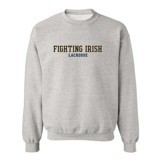 Notre Dame - NCAA Women's Lacrosse : Isabel Pithie - Classic Fashion Shersey Crewneck Sweatshirt-0
