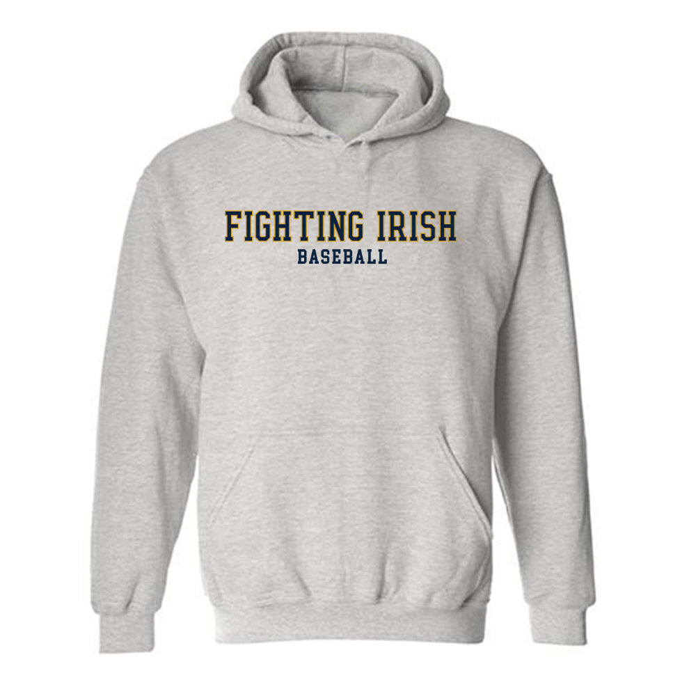 Notre Dame - NCAA Baseball : Jamie Zee - Classic Fashion Shersey Hooded Sweatshirt-0