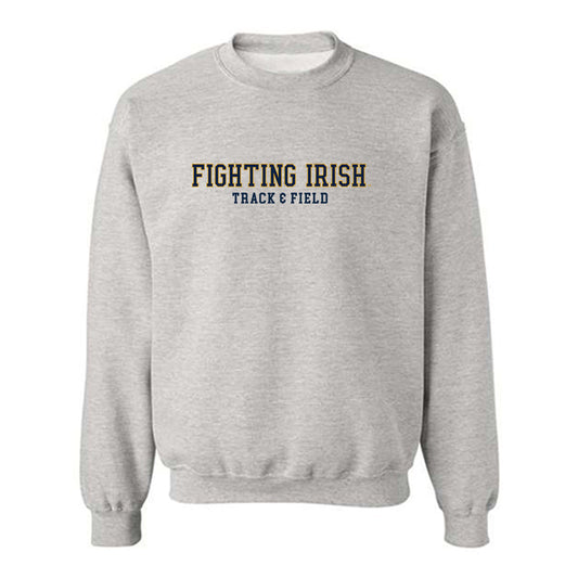 Notre Dame - NCAA Women's Track & Field : Caitlyn OBrien - Classic Fashion Shersey Crewneck Sweatshirt-0